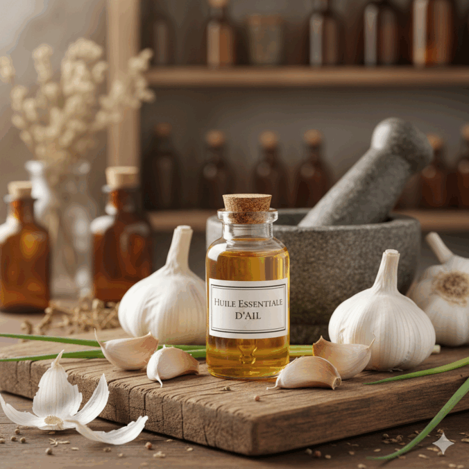 Huile essentielle d'ail