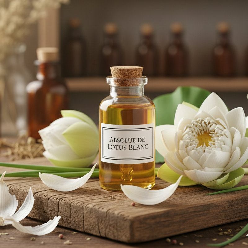 Huile essentielle d’Absolue de Lotus blanc